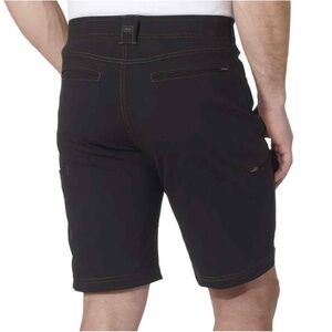 Hawke And Co Black Belt Loops Zipper‎ Pockets Stretch Modern Shorts Size 32